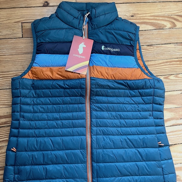 cotopaxi Jackets & Blazers - Women's Fuego Down Vest - Indigo Stripes